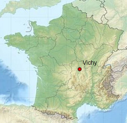 map Vichy