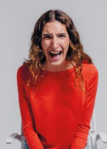 femme qui crie