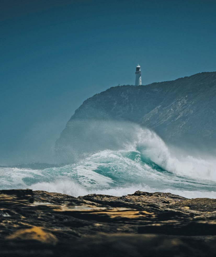 Tempête en mer