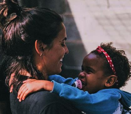 femme avec son enfant